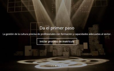 Abierto el plazo de matrícula del Máster en Gestión Cultural